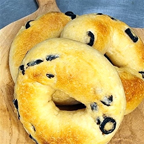 블랙올리브쌀베이글(150g)